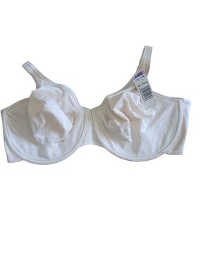 Mi Supportive Full-Cup Underwire Bra in Light Cream